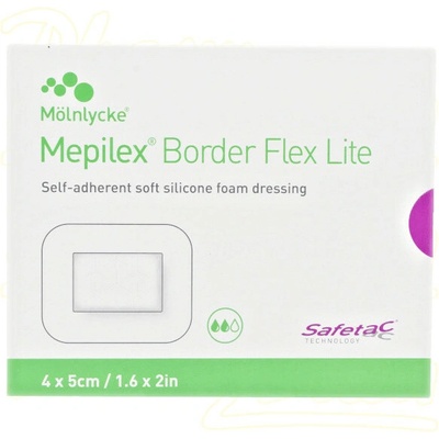 Mepilex Border Flex Lite Krytí 4 x 5 cm 10 ks