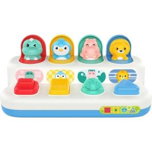 Huanger Интерактивна играчка Huanger - Скачащи животни (HE8075) - ozone