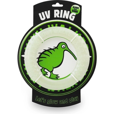 Kiwi Glow Ring UV plávajúci a svietiaci 18 cm