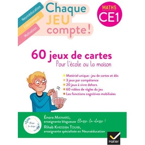 Chaque jeu compte - Maths CE1 - Ed. 2024 - 60 jeux de cartes (2024)