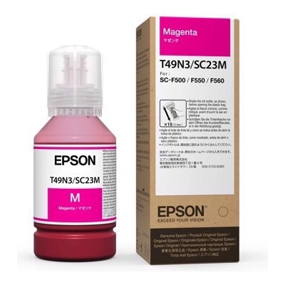 EpsonSublimation Epson Dye Sublimation ink ( T49N3 )- Magenta 140 ml for Epson F100 & F500 (C13T49N300)