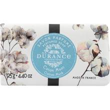 Durance Coton Musc Parfémované tuhé mýdlo, 125 g