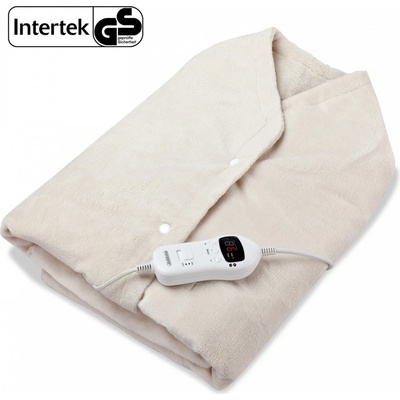 Goleto Vyhřívaná fleece pelerína 145x100 cm