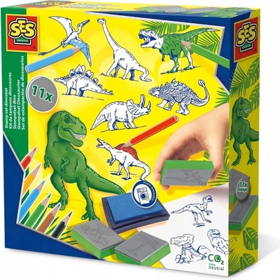 SES Pečiatky dinosaury