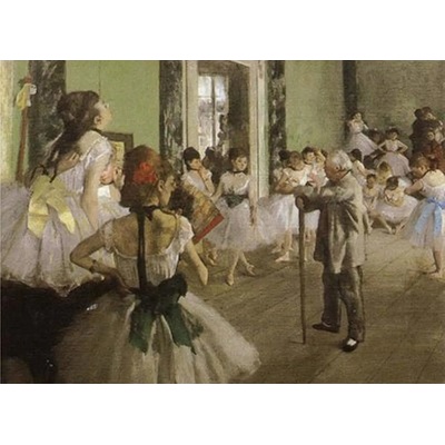 D-Toys - Puzzle Impressionism - Degas: The dance lesson - 1 000 piese