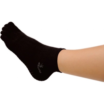 Sissel Protišmykové bambusové ponožky na Pilates a jogu Pilates Socks Bamboo čierna