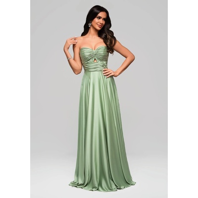 Edoti Evening dress LA-OM-DL svetlozelená