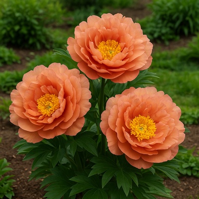 Pivoňka 'Orange Victory' 1 ks – Zboží Dáma