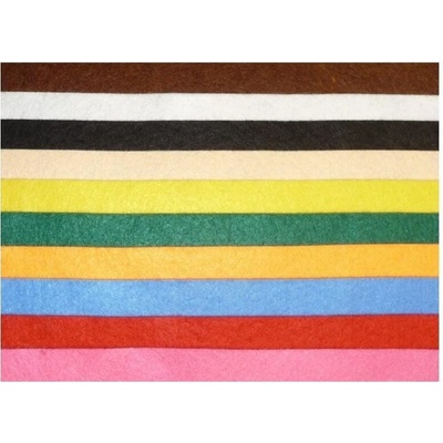 Filc 21x29,7 cm sada 10 barev
