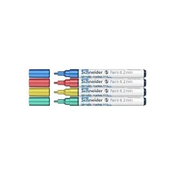 Image 1 of Schneider Акрилен маркер Paint-It 2мм 4 основни цвята