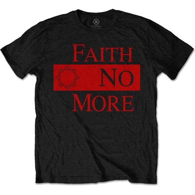 Faith No More tričko Classic New Logo Star čierne