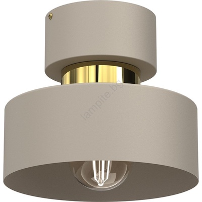 Luminex Плафон MARTI 1xE27/15W/230V бежов/златист (LU9928)