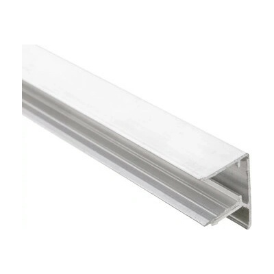 Covernit Ukončovací profil ALU-U ELOX stříbrný s okapničkou 16 mm 16 x 3200 mm, cena za bm