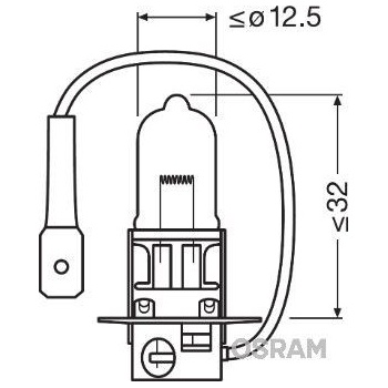 Osram Night Breaker Laser +150% H3 PK22s 12V 55W 2ks