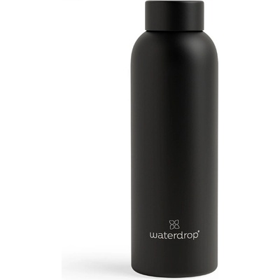 Waterdrop Steel nerezová láhev na vodu barva Black Matt 600 ml