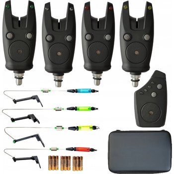 Rumpol Elektronický signalizátor záběru Signalizátory s ústřednou 4+1 Swingery na světlík