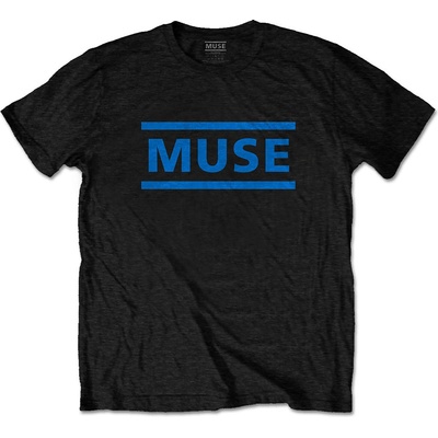 Muse tričko dark blue Logo čierne
