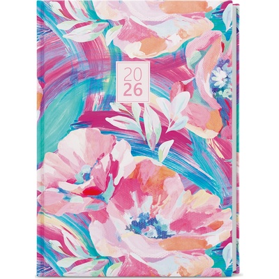 David Lamino A5 Denní 2026 Růžový – Zboží Dáma