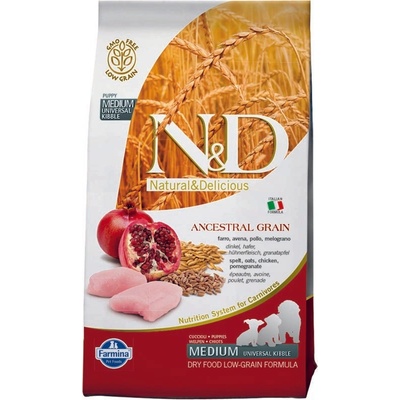 N&D Ancestral Grain Puppy All Breeds Chicken & Pomegranate 2,5 kg