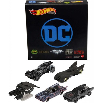 Mattel Hot Wheels Premium DC Batman Set