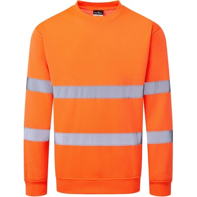 Portwest Mikina ES303 Essential Hi-Vis Sweatshirt reflexní Oranžová