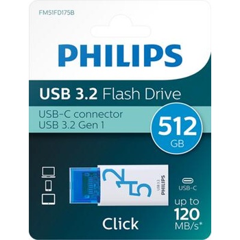 Image 1 of Philips Ocean Blue 512GB USB 3.2 (PH142152)