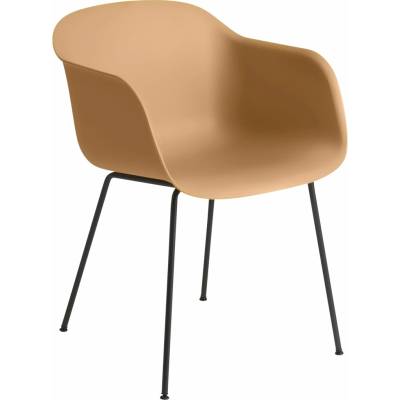 Muuto Fiber Tube Base Ochre / Anthracite Black