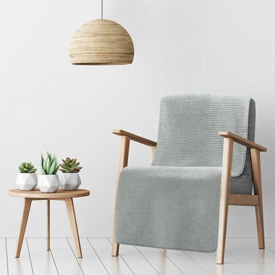 Takoy DESIGN 91 Prehoz na kreslo-deka AMBER 70x160 cm veľmi mäkká na dotyk so štruktúrovaným 3D vzorom z bavlneno-akrylových vlákien-HF-416445