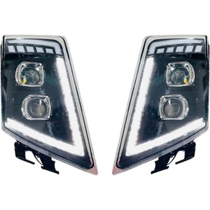  Комплект LED Фарове с DRL дневна светлина къси-дълги, мигач за камион Volvo FH13 FH16 FM460 FH500 - 24V