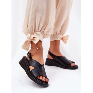 Step in style Дамски сандали на платформа и ток модел 211943 Step in style