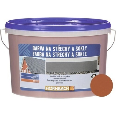 Hornbach Barva na střechy a sokly 5 l cihlová