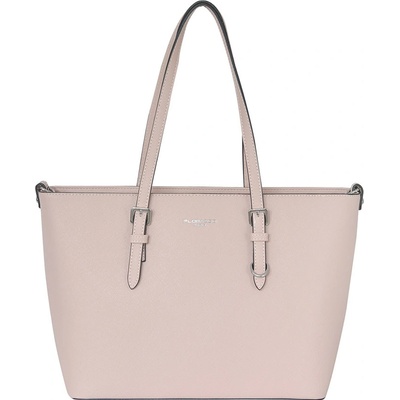 Flora & Co velká bleděrůžová kabelka