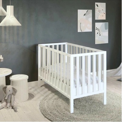 NANNA Postýlka Ivy 120 x 60 cm White