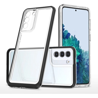 HQWear Кейс HQWear Clear 3in1 за Samsung Galaxy S23, с черна рамка, прозрачен (9145576272671)