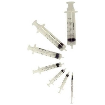Kruuse Stříkačka inj 5 ml 2-dílná Centr. 100 ks