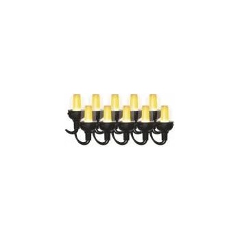 Eaglemoss Collections LED light chain 10x10 Party transparent 4, 5m vintage, IP44 DCPV01