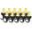 Eaglemoss Collections LED light chain 10x10 Party transparent 4, 5m vintage, IP44 DCPV01