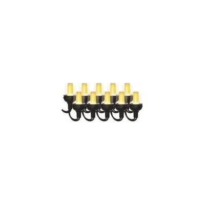 Eaglemoss Collections LED light chain 10x10 Party transparent 4, 5m vintage, IP44 DCPV01