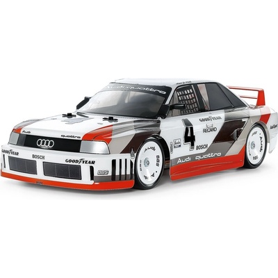 Tamiya RC Audi 90 quattro Racing TT-02 4WD clear body KIT 1:10