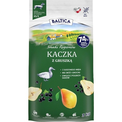 Baltica Smaki regionów Small breeds Duck with pear 3 kg