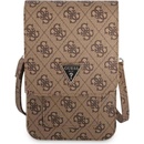 Pouzdro Guess PU 4G Triangle Logo Phone Bag hnědé