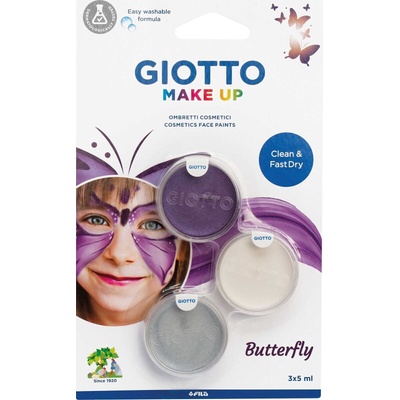 GIOTTO Make Up Комплект бои за лице Butterfly 3 × 5 ml 3 бр (F475800)