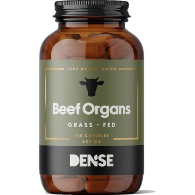 Dense Beef Organs Hovězí Orgány 650 mg 180 kapslí