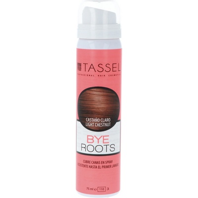 Sprej na zakrytie odrastov Tassel Cosmetics Bye Roots - 75 ml, svetlo gaštanová (07277/65)