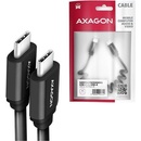 Axagon BUCM-CM20TB TWISTER USB-C - USB-C, 1.1m, černý