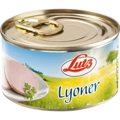 Lutz Lyoner paštika 77% masa 125g