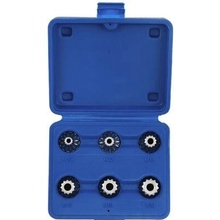 TRIUMF hlavice zástrčné 1/2" XZN sada M10 - M20, vrtané, extra krátké