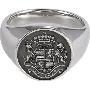 Free Style Pánsky pečatný prsteň z chirurgickej ocele RSS1034ST