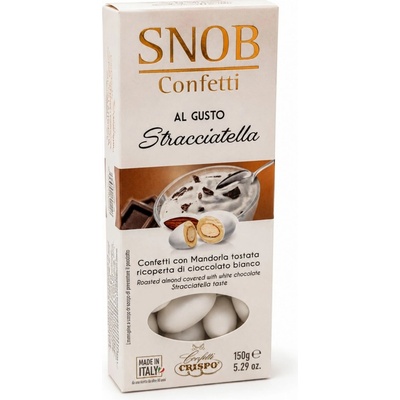 Confetti Snob Stracciatella dražé mandľa stracciatella Crispo 150 g