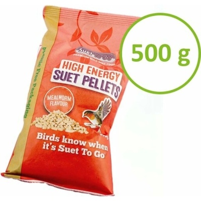 Unipet International Ltd. Lojové peletky s moučnými červy Suet To Go 500 g
